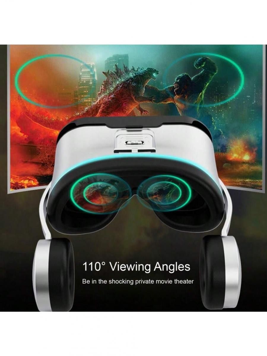 High Definition Wireless VR Glasses for Movies and Games Black