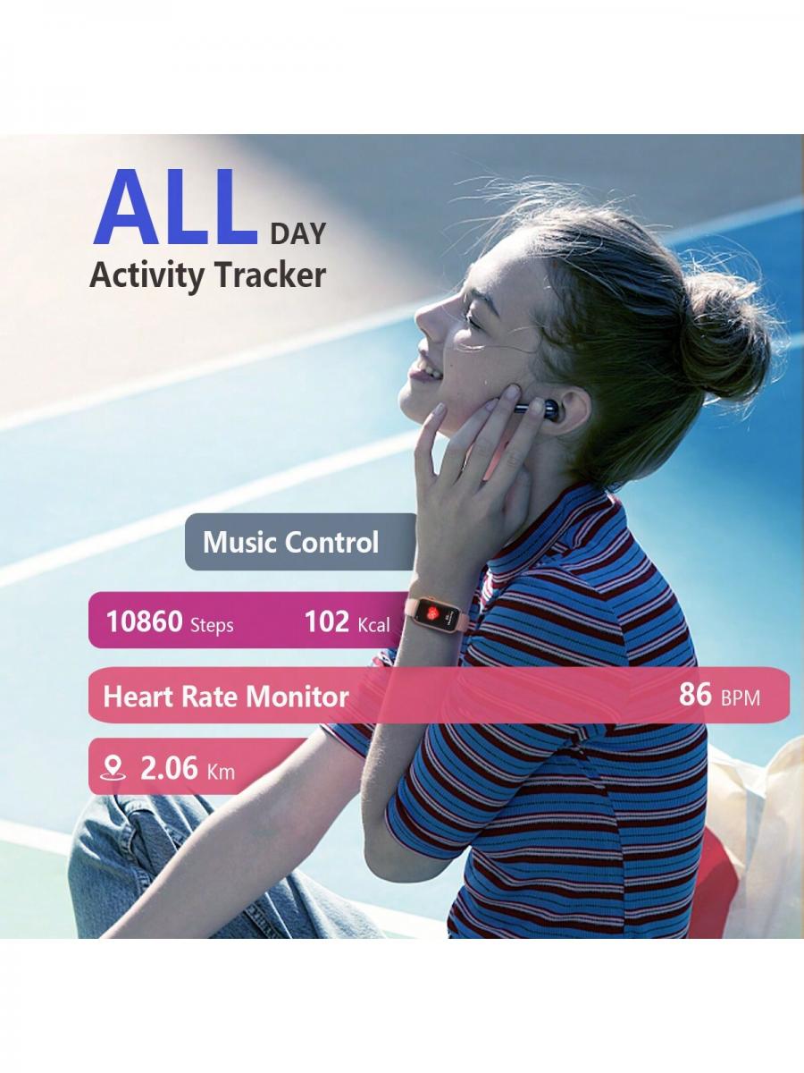 MorePro Women Smart Watch Health Monitor Sports Tracker Bluetooth Assistant