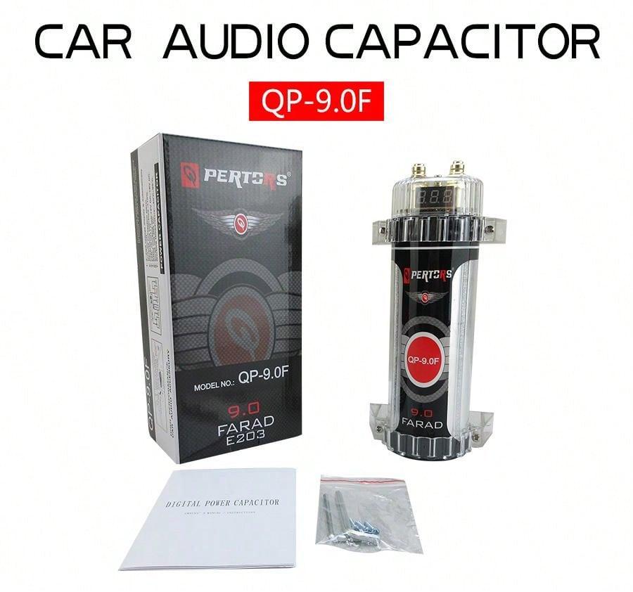 QP 90F Car Audio Capacitor for Enhanced Sound Quality Stability