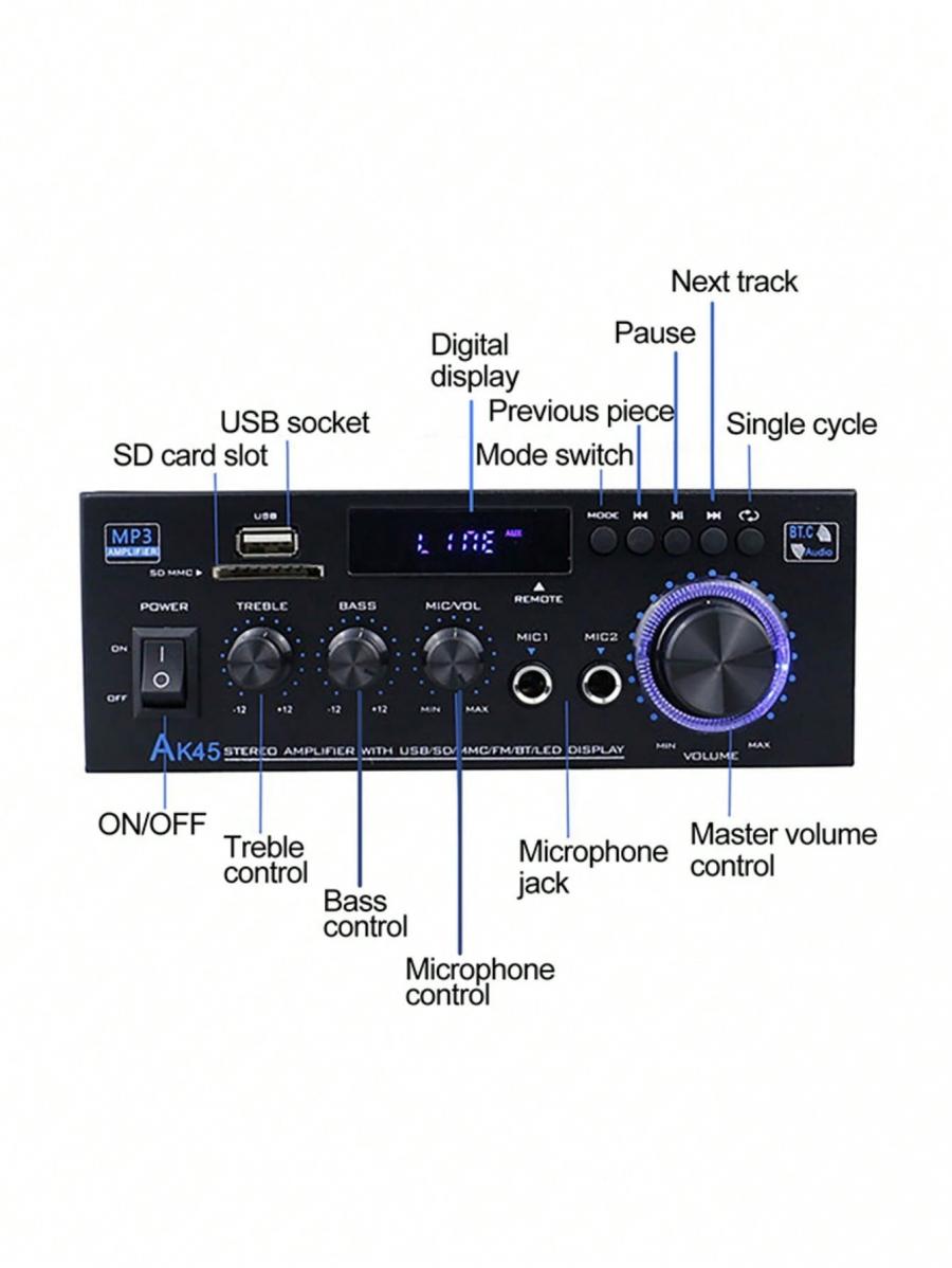 Latest Version Car Stereo Radio Receiver with Remote Control