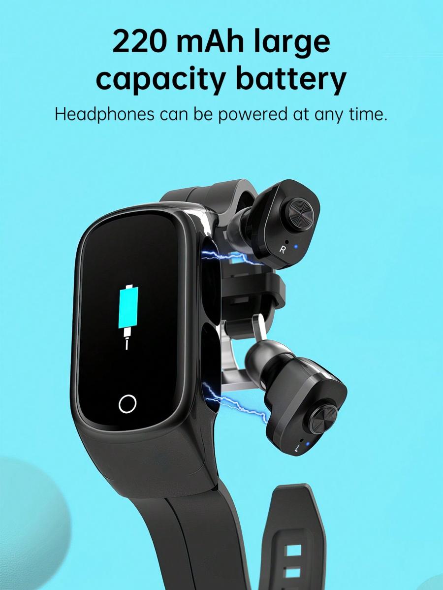N8 2 In 1 Smart Earphone and Fitness Tracker Stylish Band