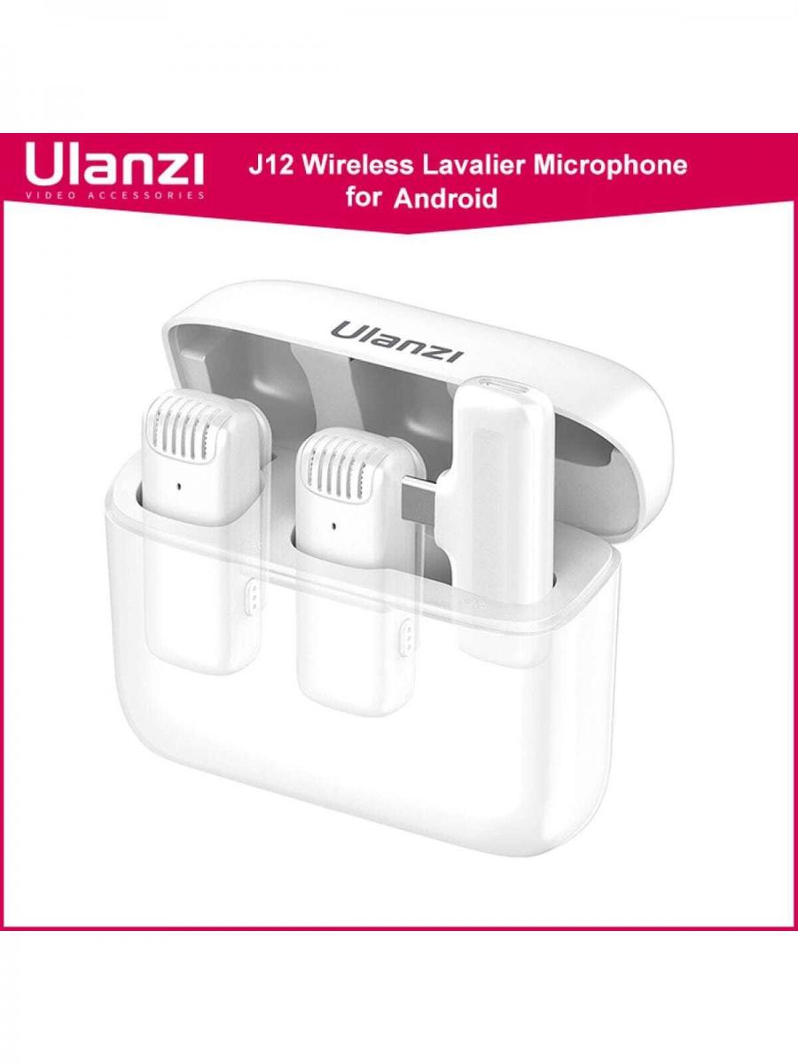 Беспроводной петличный микрофон Ulanzi J12 для потоковой передачи данных на Android