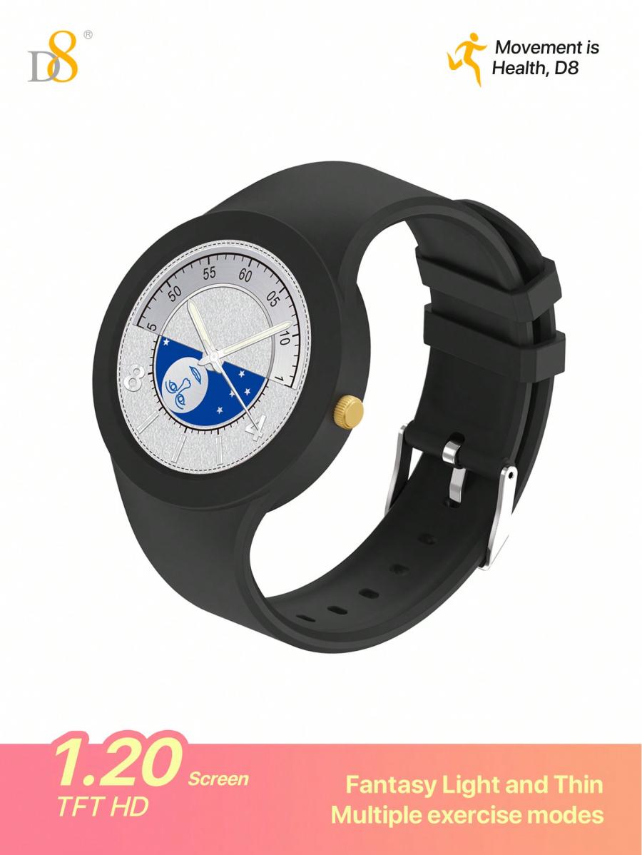 D8 Waterproof Smart Watch Activity Tracker Heart Rate Monitor for All