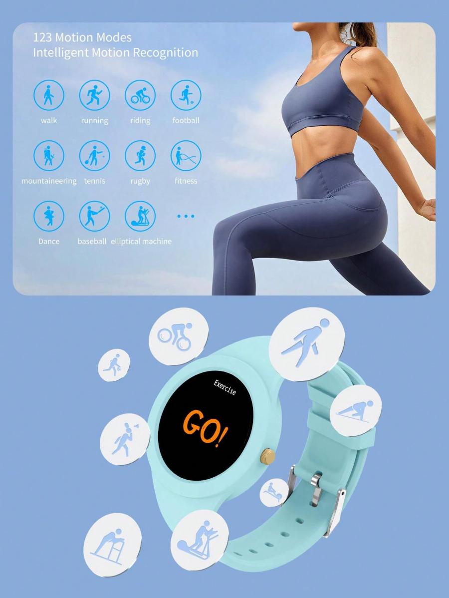 D8 Waterproof Smart Watch Activity Tracker Heart Rate Monitor for All