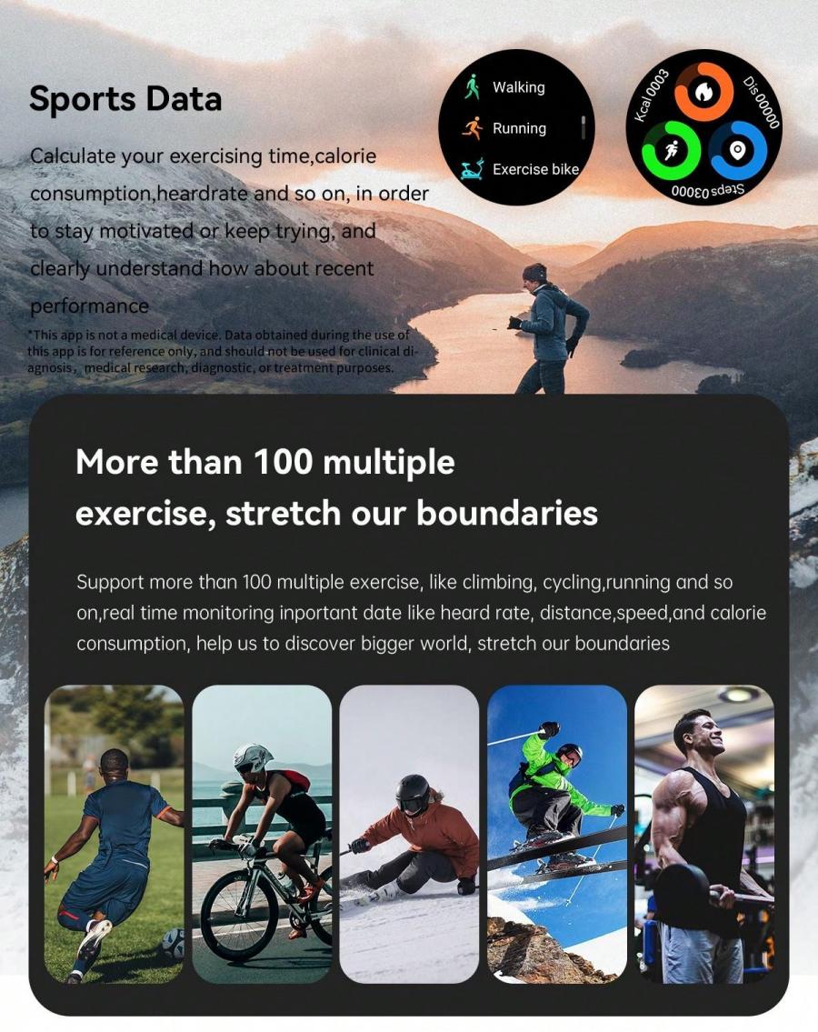 LIGE Smart Watch 39 дюймовый квадратный экран фитнес-трекер здоровья
