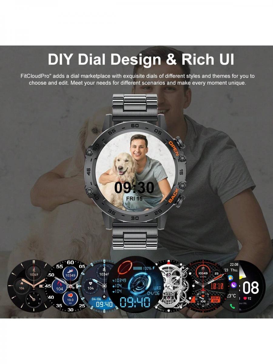 LIGE Smart Watch 39 дюймовый квадратный экран фитнес-трекер здоровья