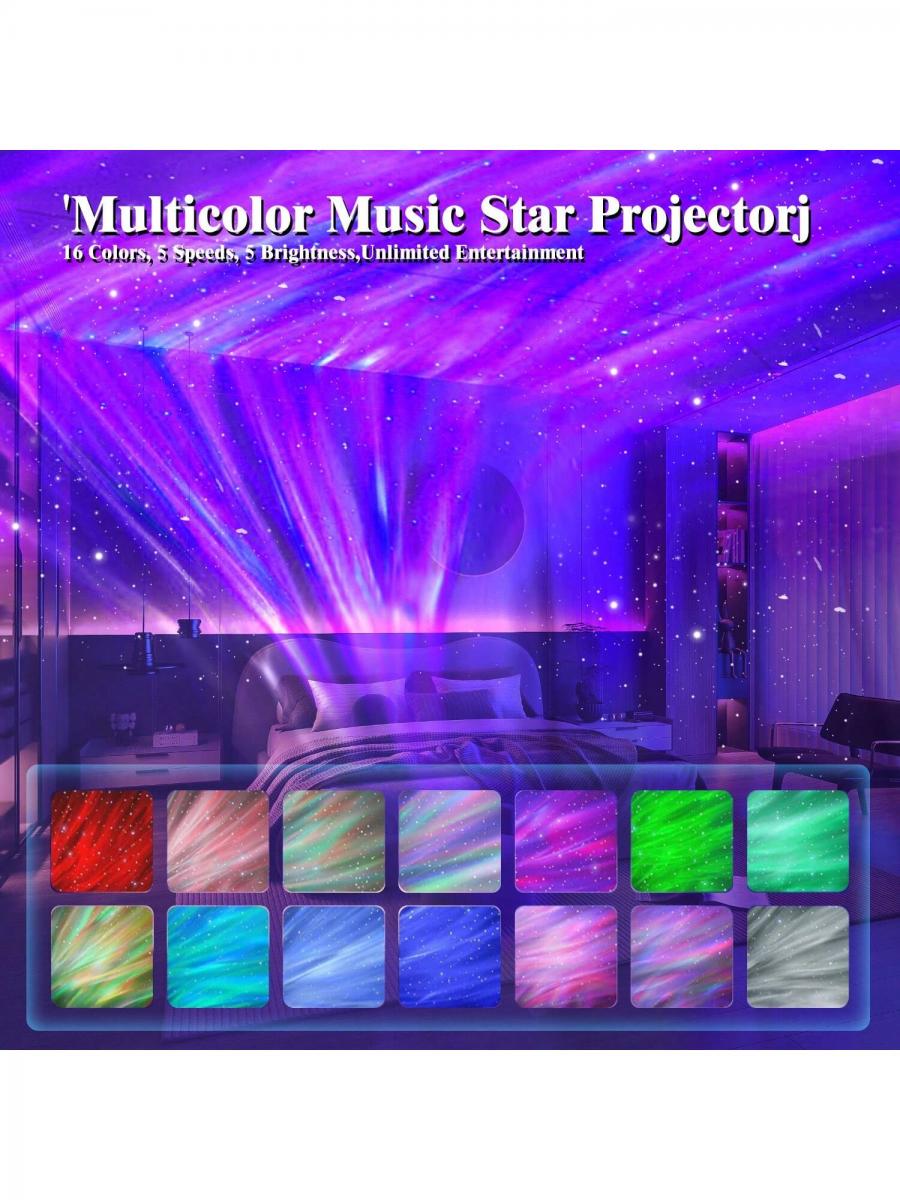 Galaxy Star Projector with Bluetooth Night Light Speaker and Remote