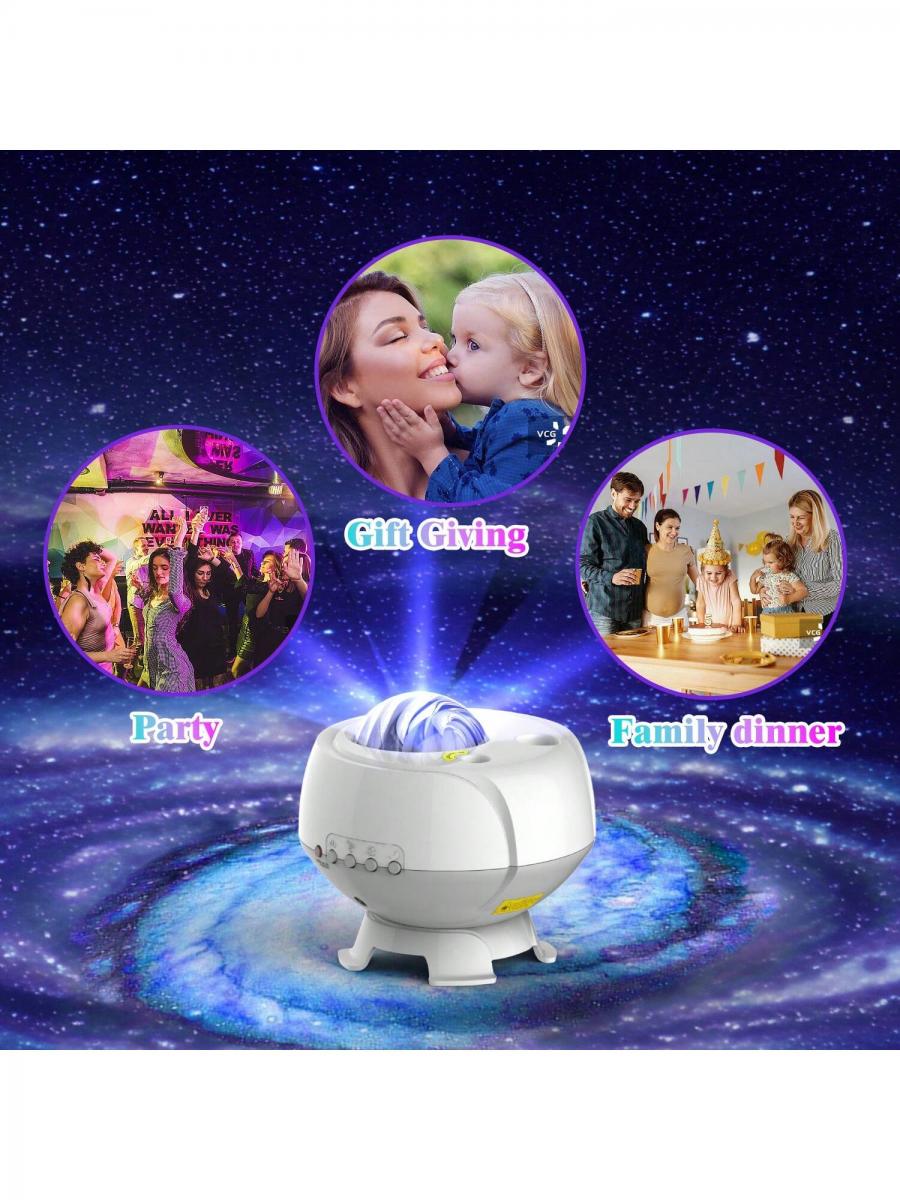 Galaxy Star Projector with Bluetooth Night Light Speaker and Remote