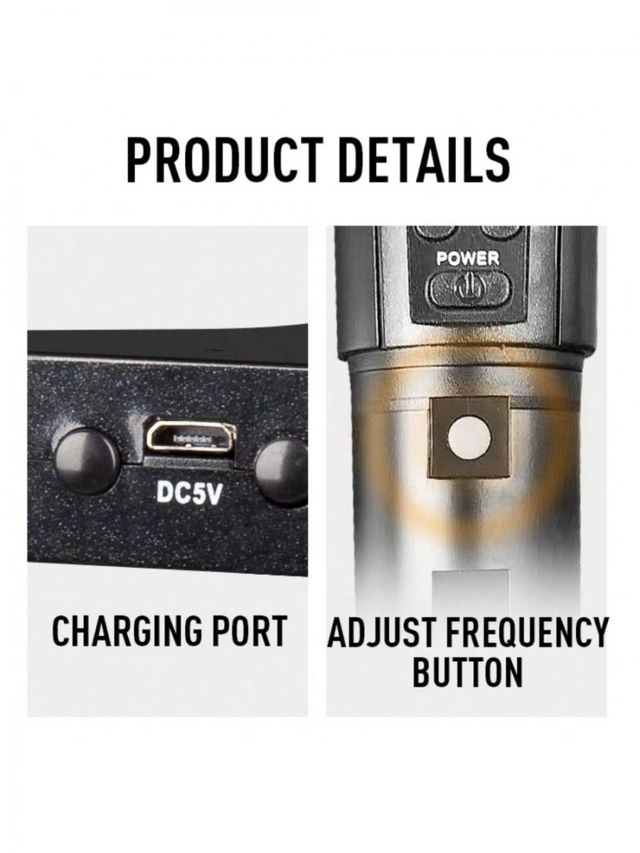 Lmbgm B188 Universal Wireless Microphone Bluetooth Reverb System
