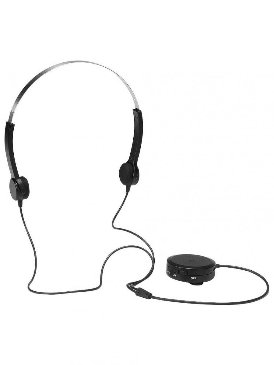 Bone Conduction Hearing Aid Headset for Seniors with Hearing Issues