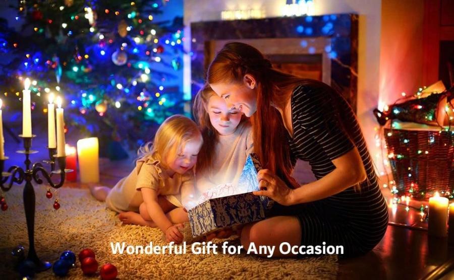 Galaxy Star Projector Bluetooth Speaker with 14 Colors Remote Control