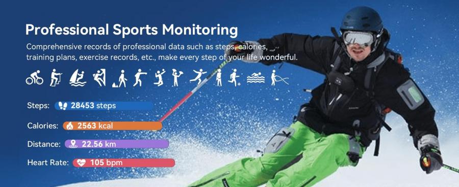 96 Smart Watch Men Bluetooth Call Waterproof Fitness Tracker Voice Assistant