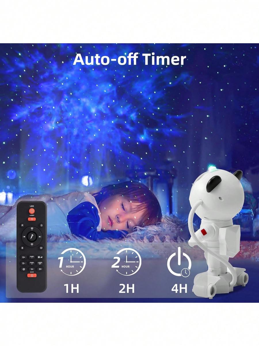 Astronaut Galaxy Star Projector with Bluetooth Speaker and 10 Effects