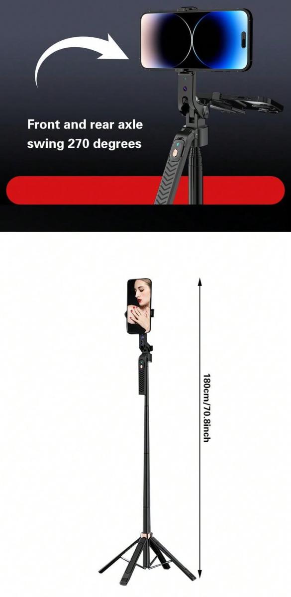 Bluetooth Face Tracking Selfie Stick Handheld Stabilizer for Video