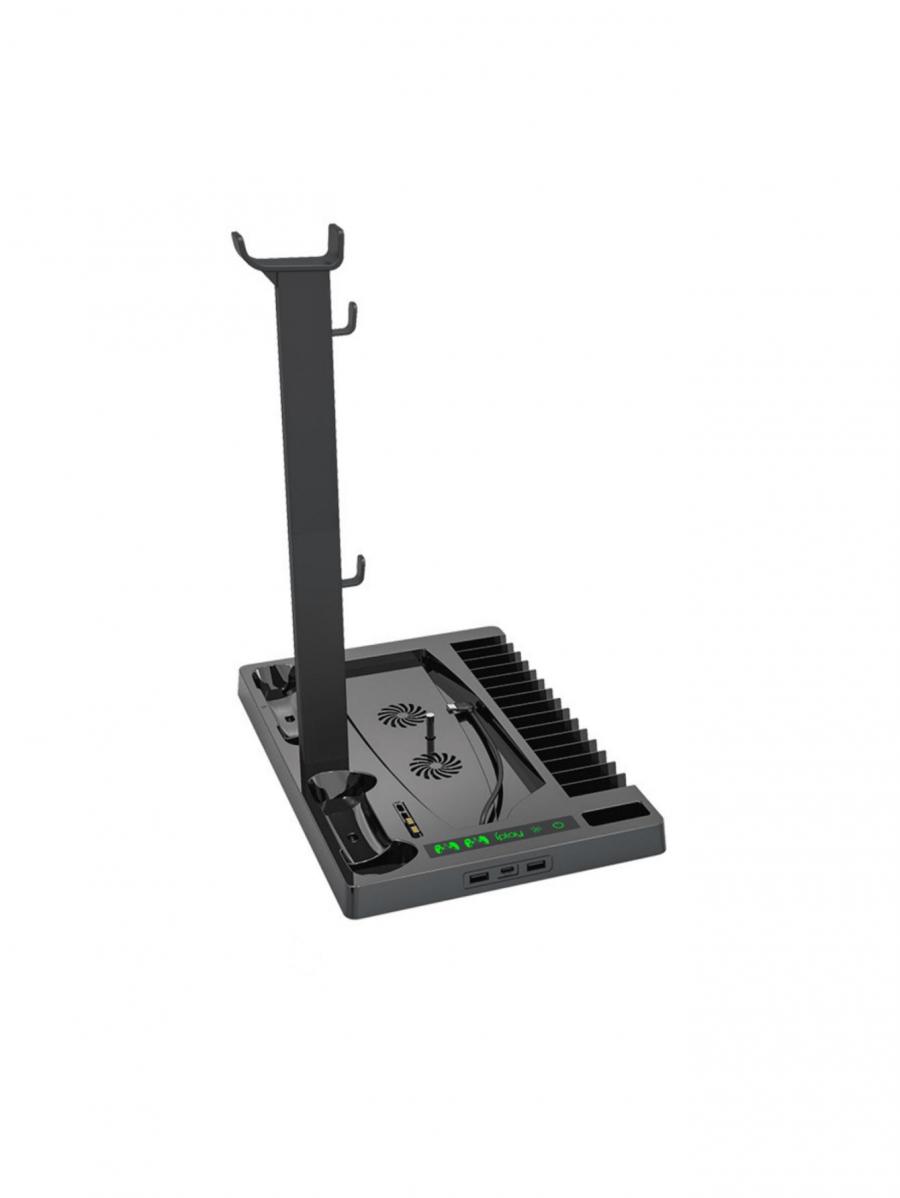 PS5 Cooling Stand Bluetooth Controller Charger Remote Disc Holder Rack