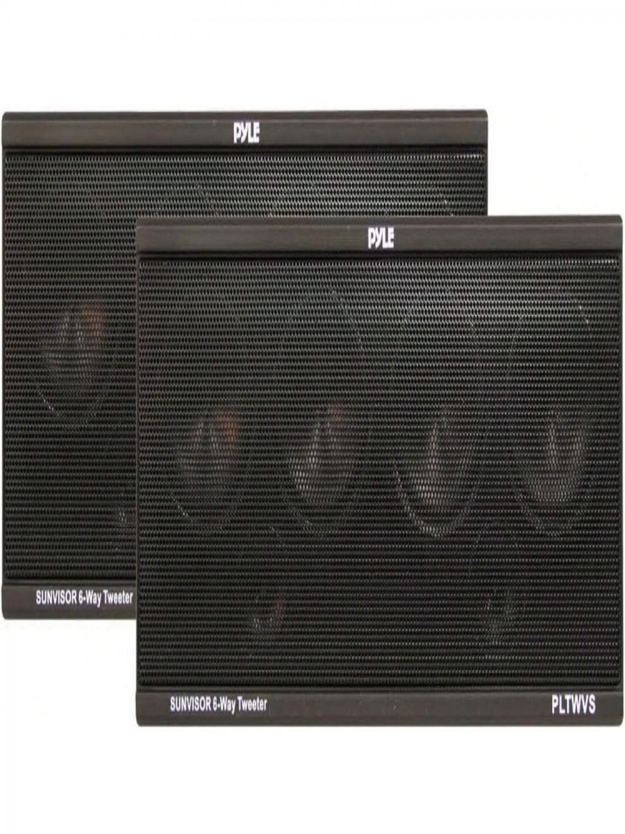 6 Way Sunvisor Mount 200 Watt Car Tweeter Audio System
