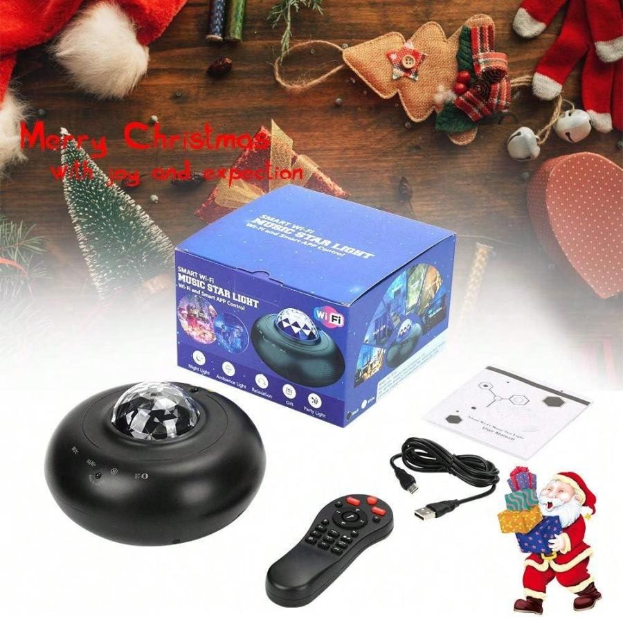 Galaxy Star Projector with Alexa Control and Bluetooth Speaker