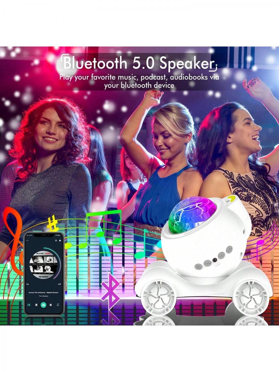 Galaxy Projector Star Light with Remote and Bluetooth Speaker