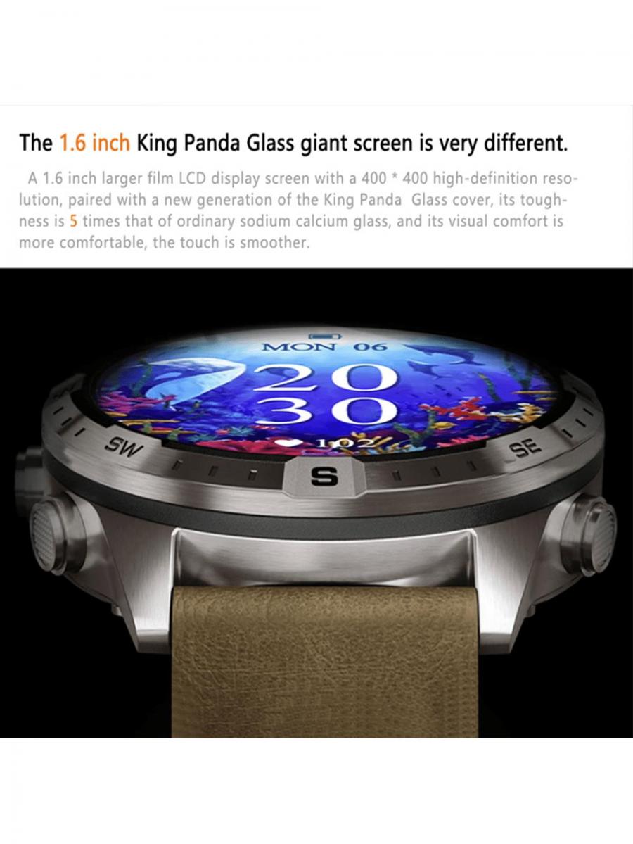 2024 Business Smart Watch Fitness Tracker for Men Women Black