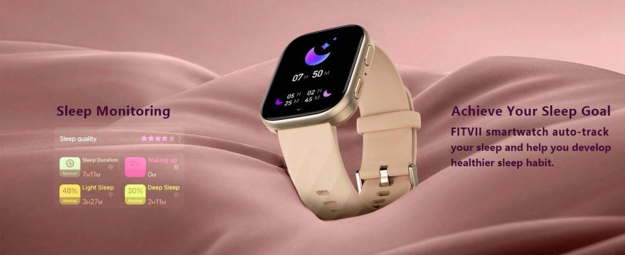 Morepro 2024 HD Screen Bluetooth Smart Watch Fitness Tracker IP68
