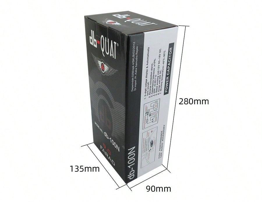 1pc 100nF Capacitor for Car Audio Installation DB Quat