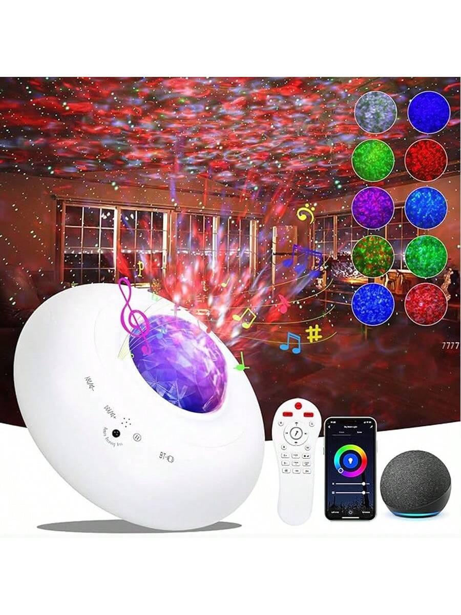 Smart Galaxy Projector with Bluetooth Speaker and Remote Control