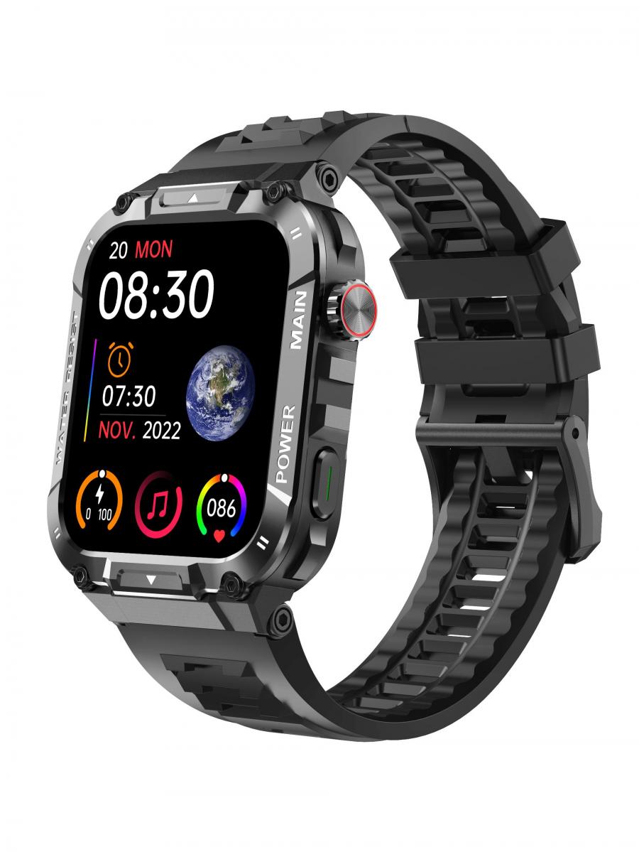 96 Smart Watch Men Bluetooth Call Waterproof Fitness Tracker Voice Assistant