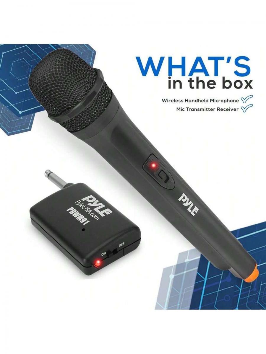 VHF Handheld Wireless Microphone Pro Audio Transmitter System