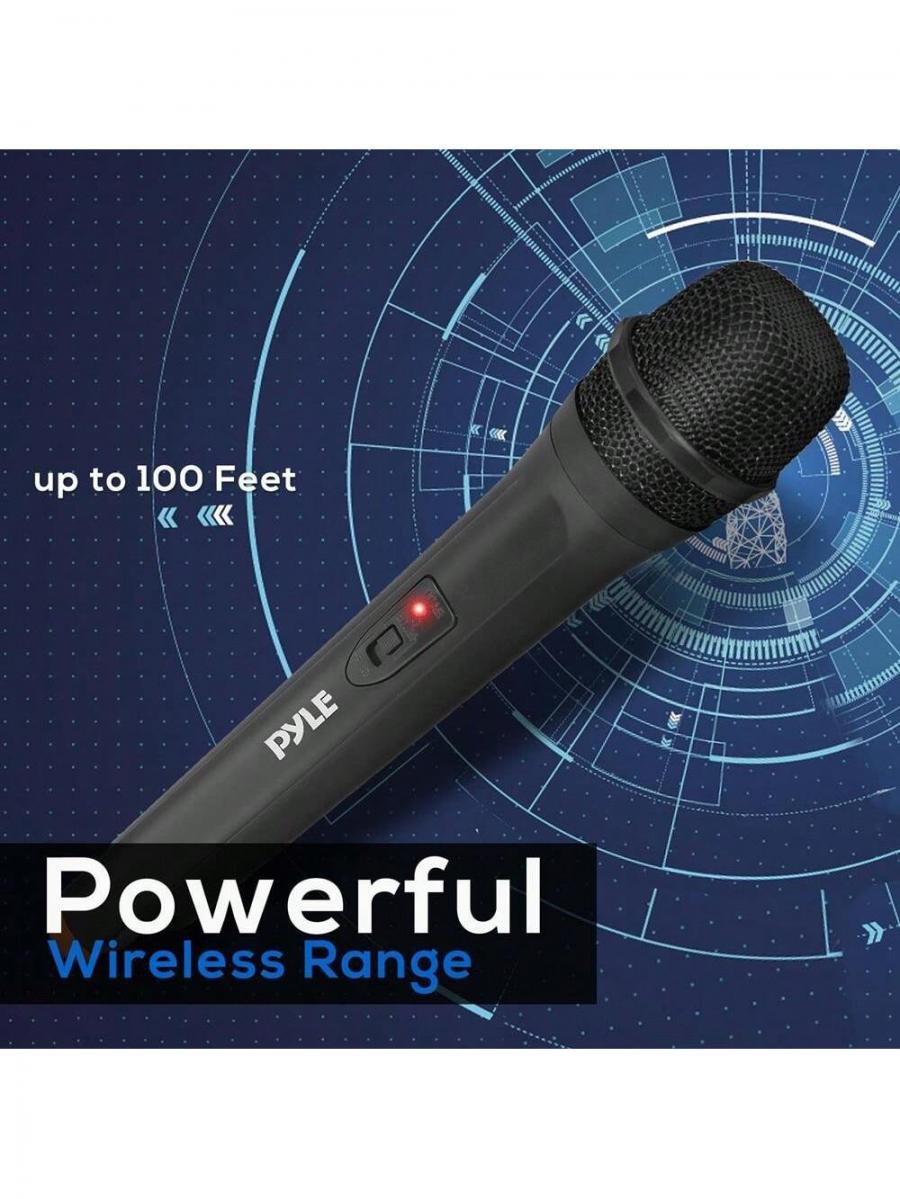 VHF Handheld Wireless Microphone Pro Audio Transmitter System
