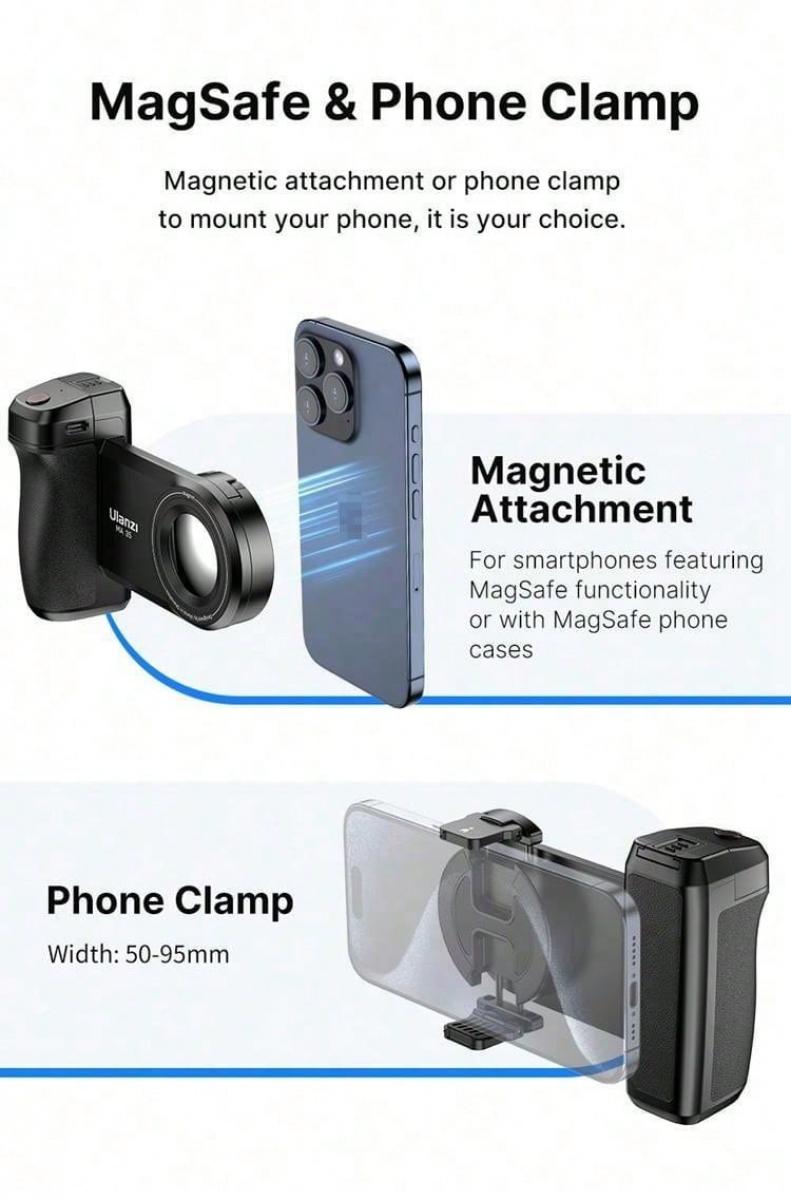Ulanzi MA35 MagSafe Grip Fill Light Kit for Smartphones