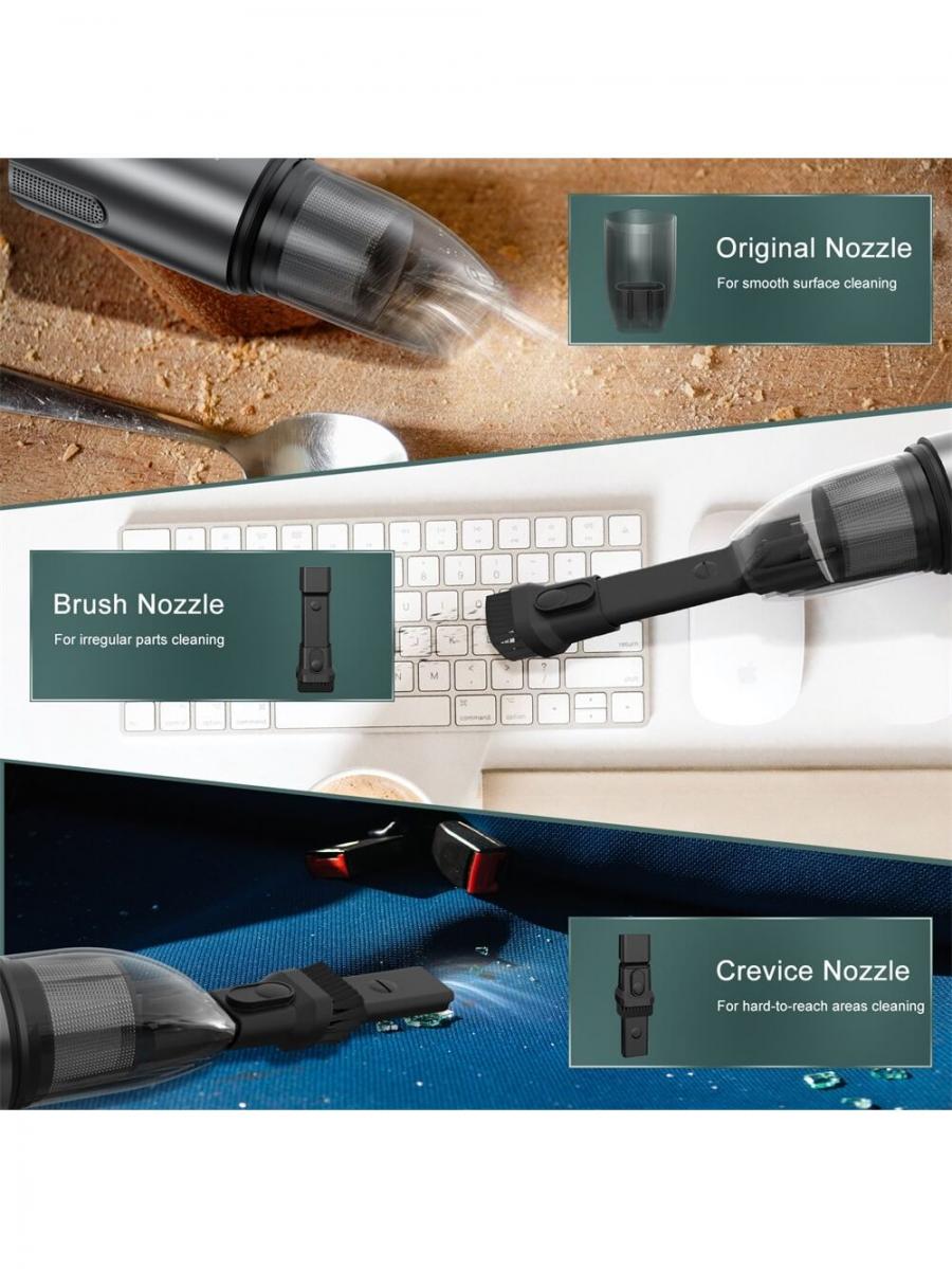 Powerful 6000Pa Cordless Handheld Vacuum Cleaner for Car and Home