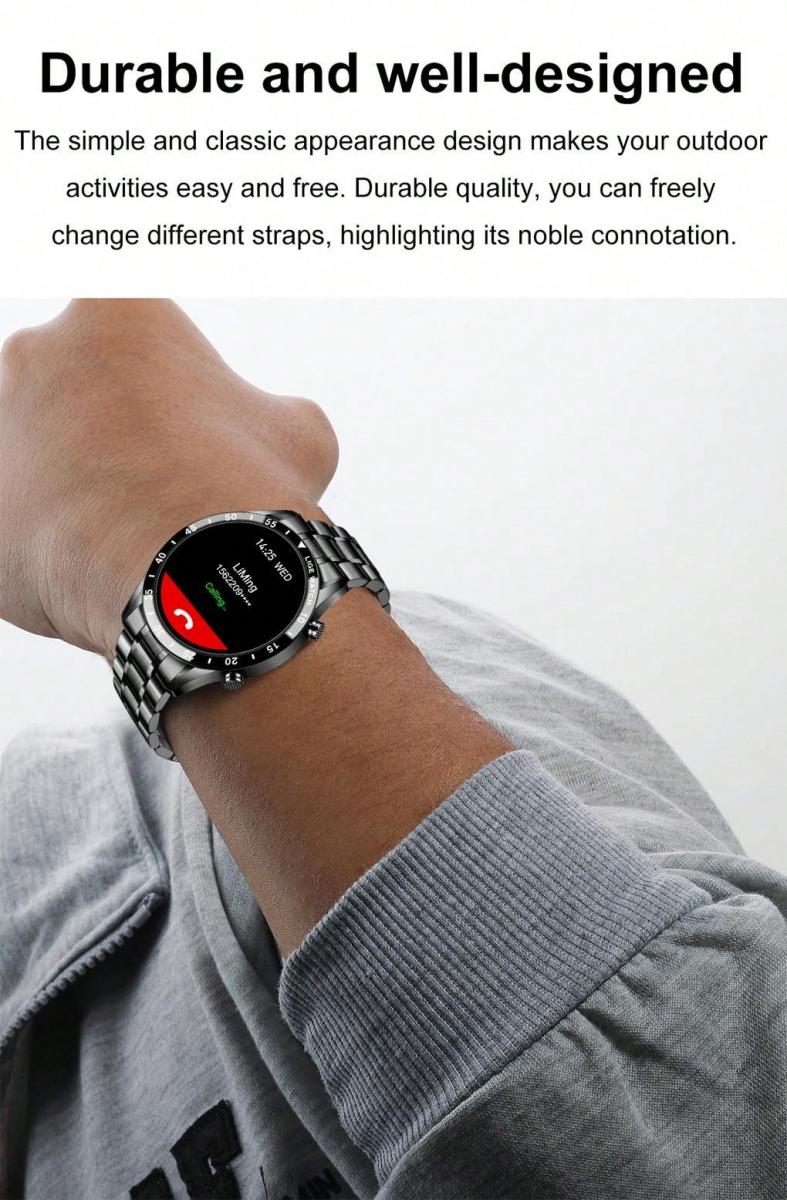 Kids Smart Watch 39 Inch IP67 Waterproof Fitness Tracker Music Control