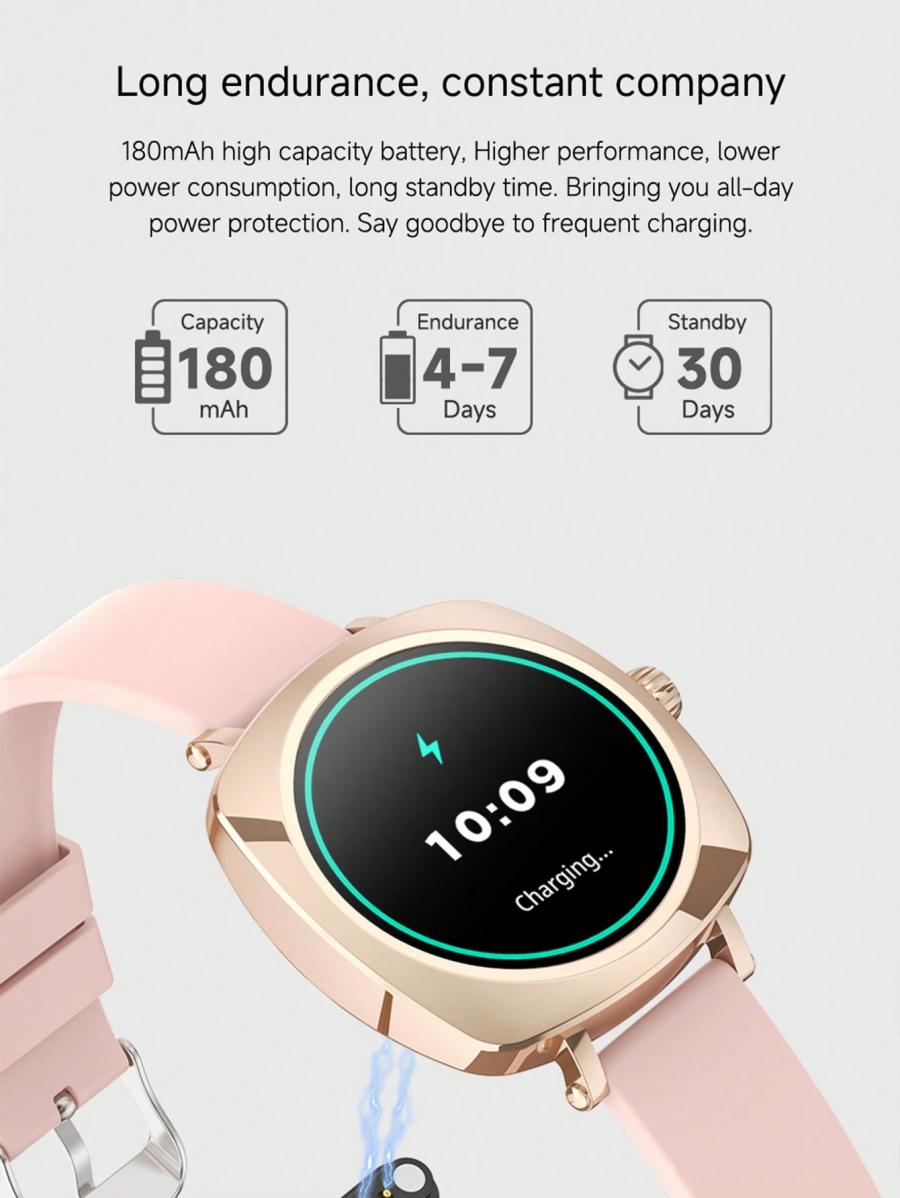 Womens Smart Watch LC605 Bluetooth Calling IP68 Waterproof Fitness Tracker