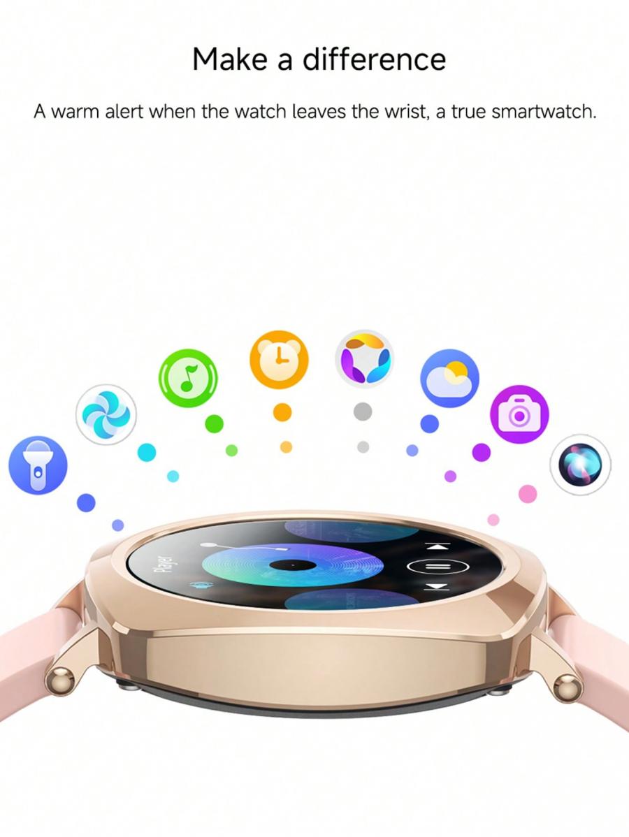 Womens Smart Watch LC605 Bluetooth Calling IP68 Waterproof Fitness Tracker