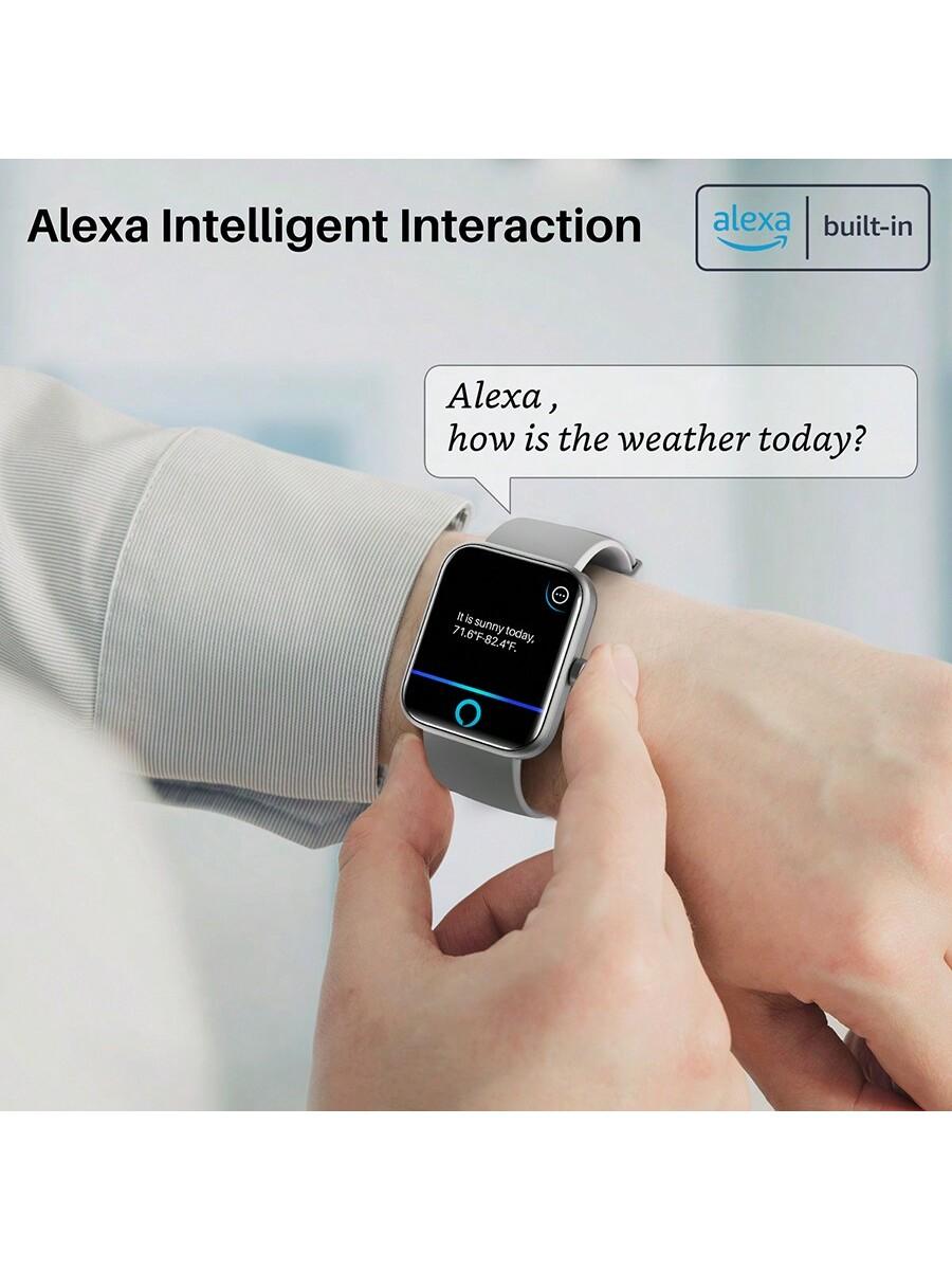 TOZO S2 Mini Smart Watch Fitness Tracker with Alexa and Heart Rate Monitor