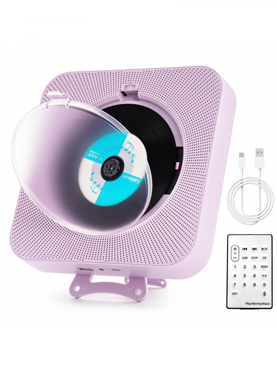 Bluetooth CD Player with Speakers Portable Home Audio System