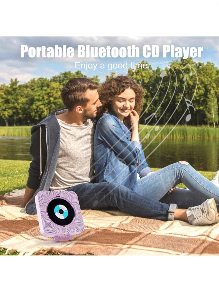 Bluetooth CD Player with Speakers Portable Home Audio System