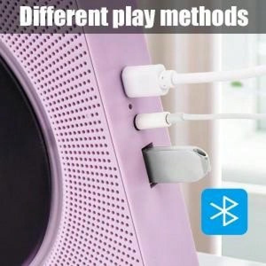 Bluetooth CD Player with Speakers Portable Home Audio System