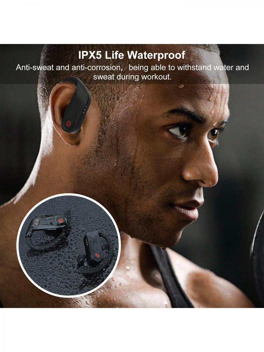 Wireless TWS Earbuds with LED Display Magnetic Case Deep Bass IPX5