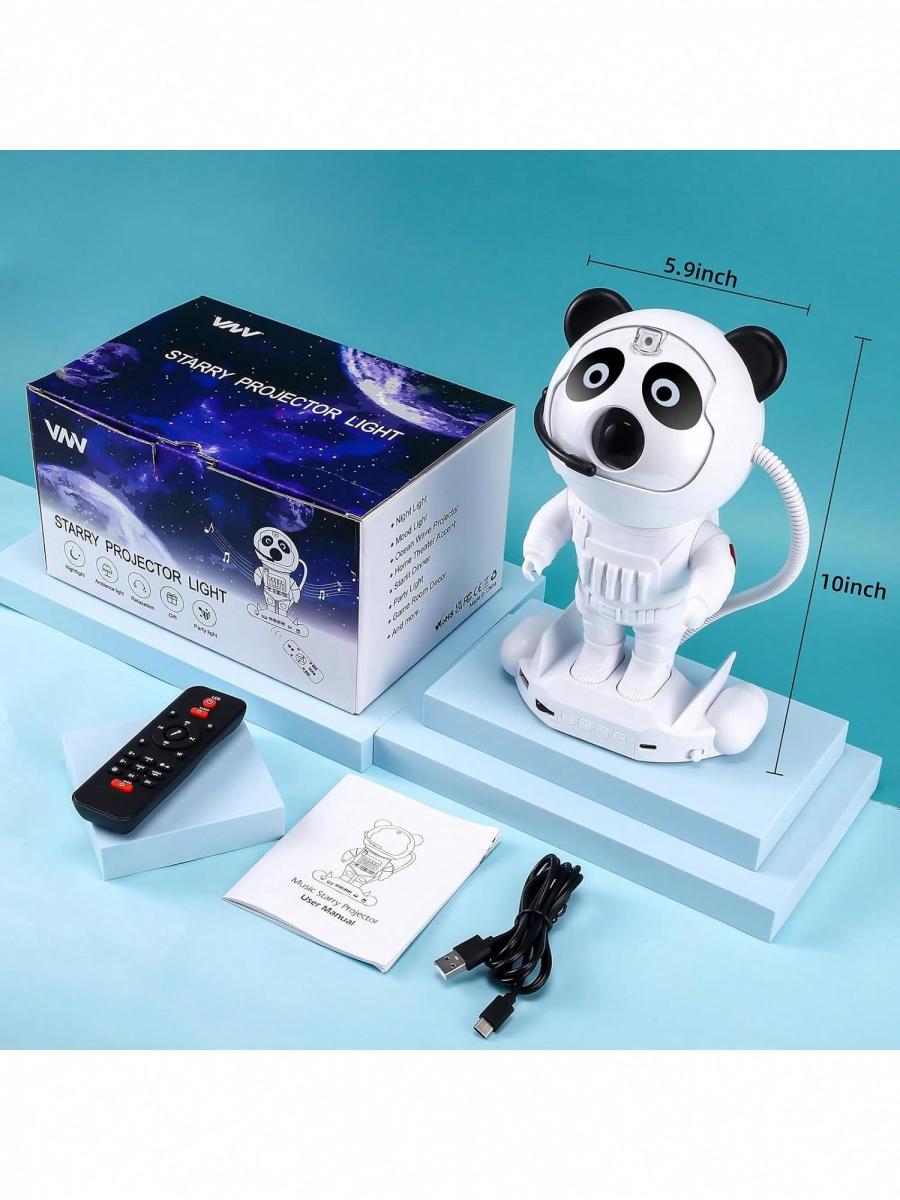 Astronaut Galaxy Star Projector Kids Night Light Bluetooth Speaker