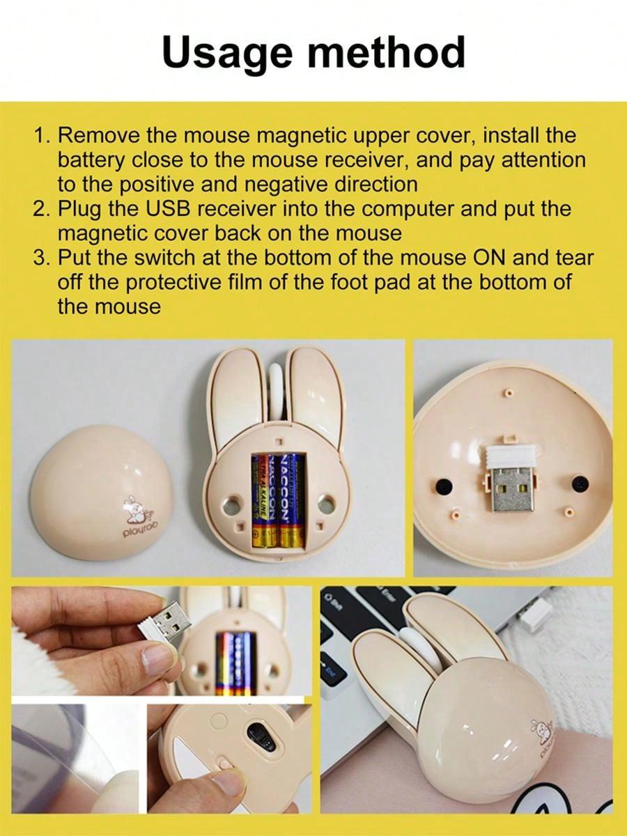MOFII Cute 3 In 1 Wireless Keyboard Mouse Set for Home Office