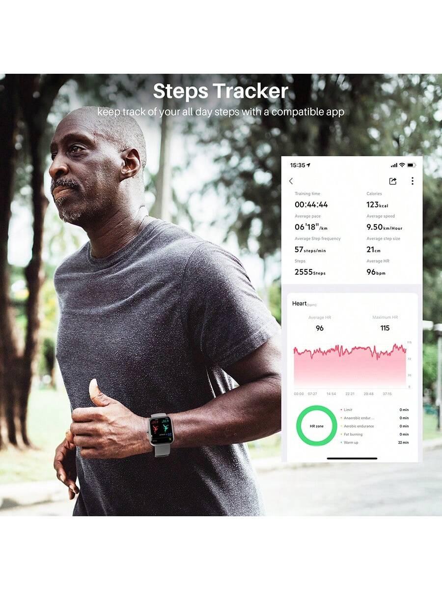 TOZO S2 Mini Smart Watch Alexa Fitness Tracker Waterproof HD Touchscreen