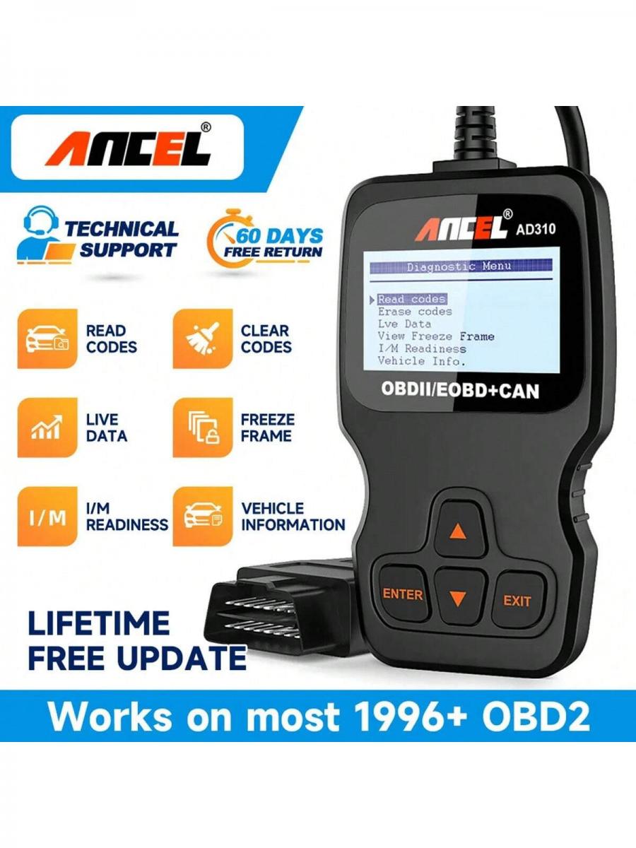 ANCEL AD310 OBD2 Code Reader Car Diagnostic Scan Tool Auto Check Engine