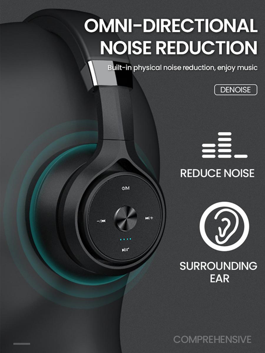 Picun P28X Wireless Headphones HiFi Stereo 30H Playtime Lightweight