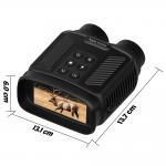 What is the maximum viewing distance of the NV5000 Pro Infrared Night Vision Goggles in complete darkness?