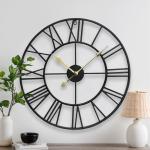 What material is the wall clock made of?