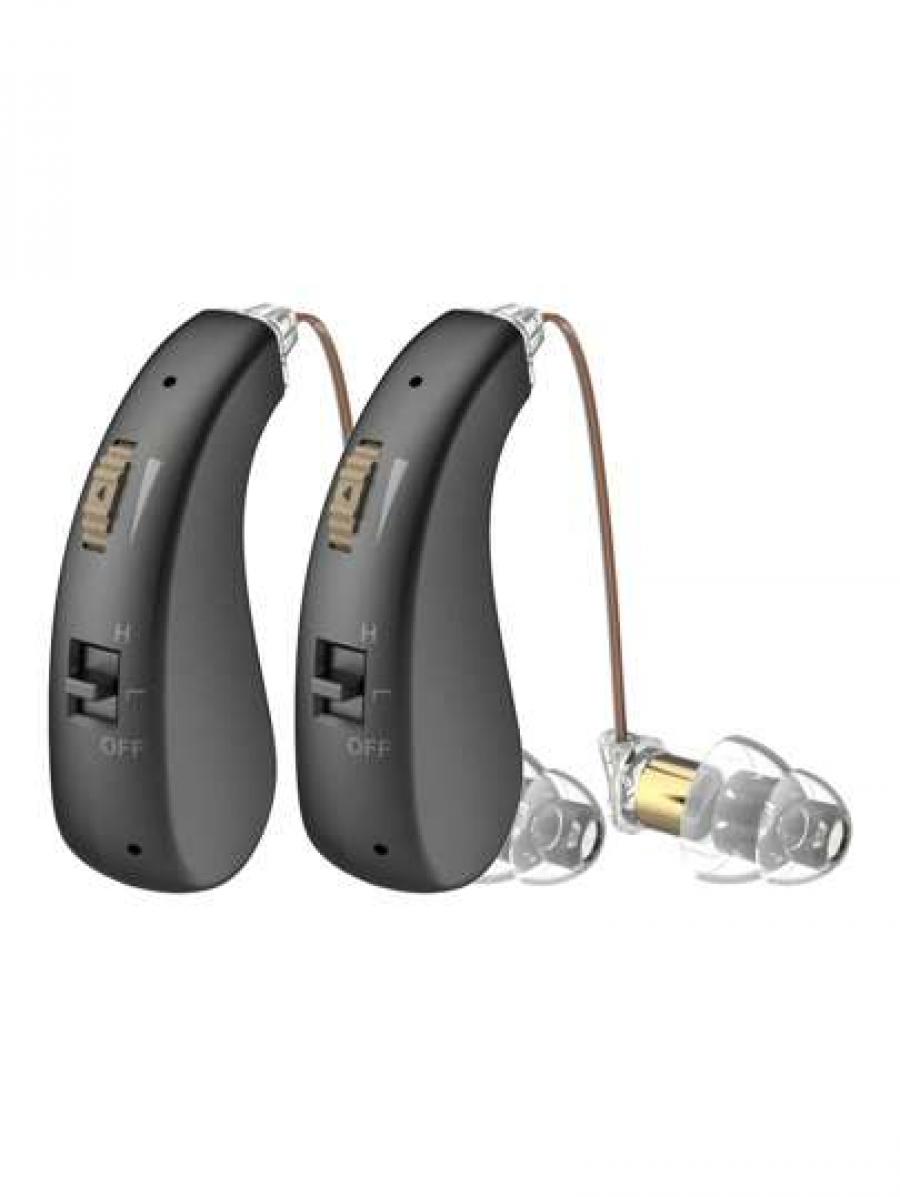 Rechargeable Binaural Bluetooth Headphones with Noise Reduction Case