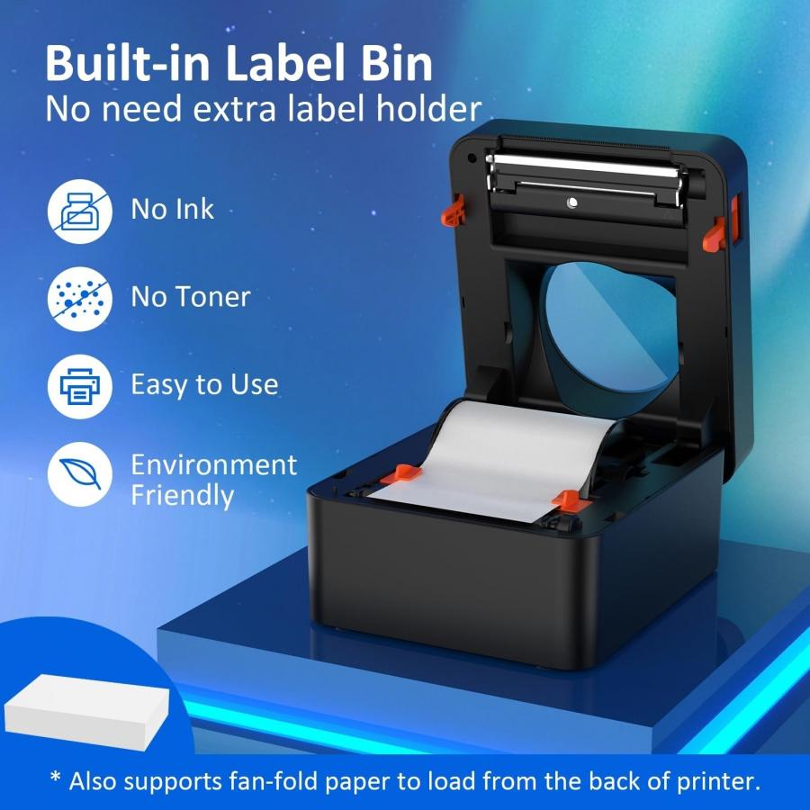 4 Inch Shipping 4X6 Thermo Barcode Sticker Printing Machine