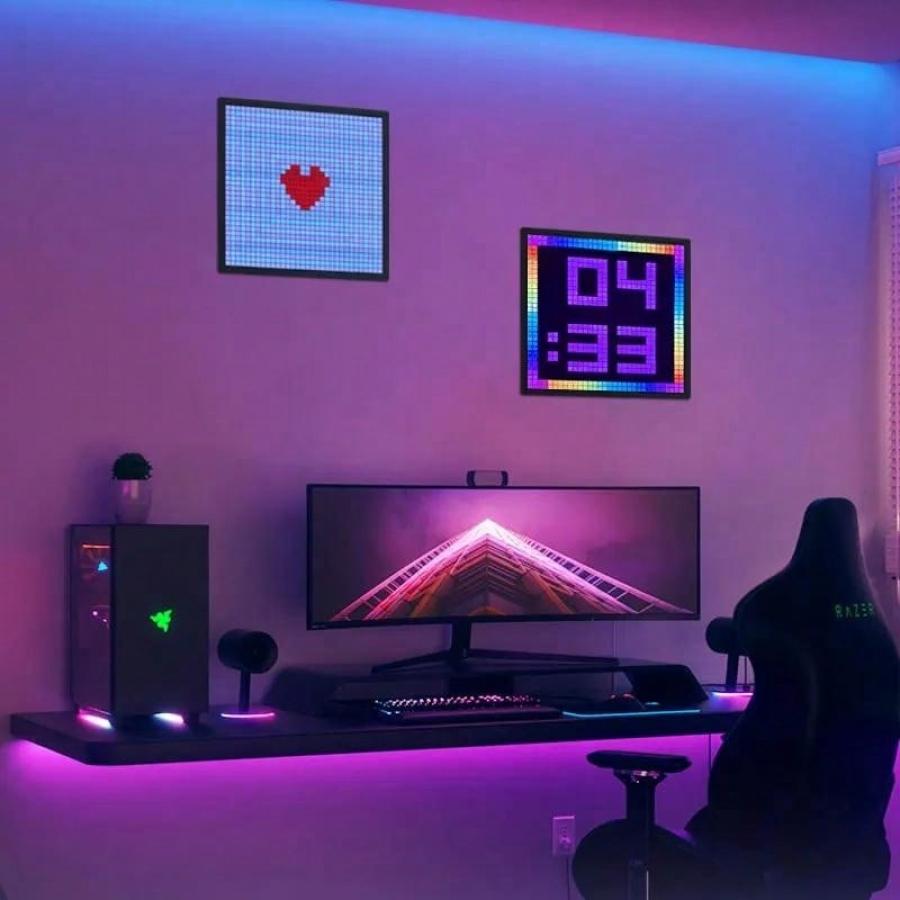 Smart LED Pixel Display 32x32 Bluetooth Control Custom Art Animation