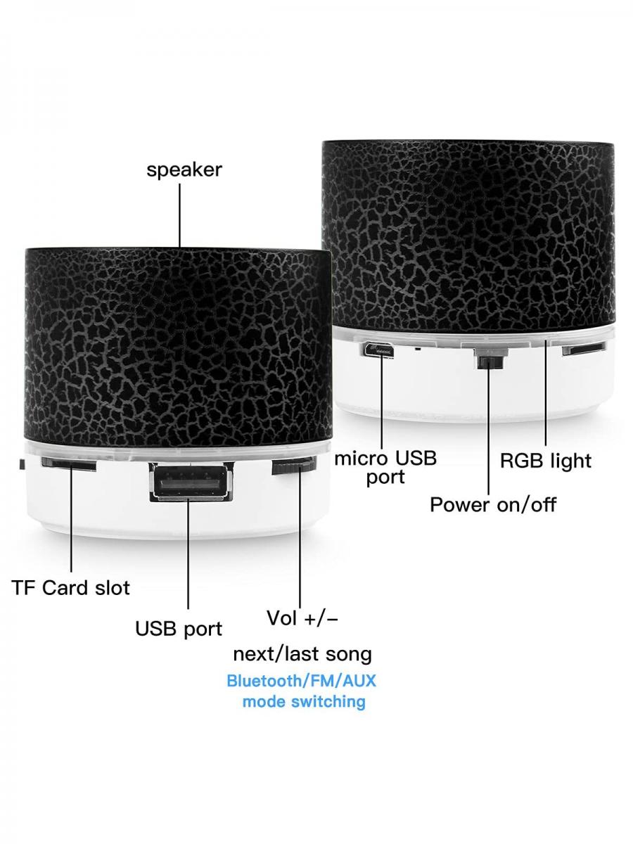 FORKODA Portable Wireless Mini Bluetooth Speaker Super Bass Rechargeable